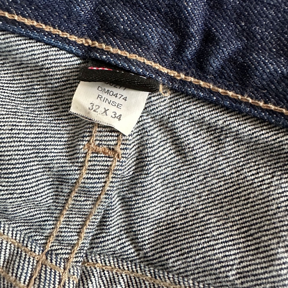 J. Crew Wallace & Barnes Slim Fit Indigo Denim Jean / Rinse Wash / 32x34 - Picture 9 of 16